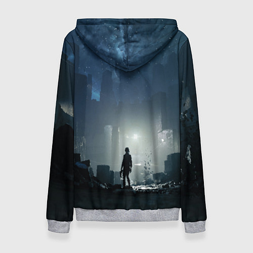 Женская толстовка Control Контрол / 3D-Меланж – фото 2