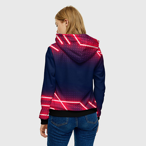 Женская толстовка БАВАРИЯ / 3D-Черный – фото 4