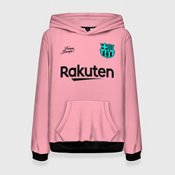 Толстовка-худи женская BARCELONA резервная 2021, цвет: 3D-черный