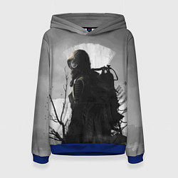 Толстовка-худи женская СТАЛКЕР 2, цвет: 3D-синий