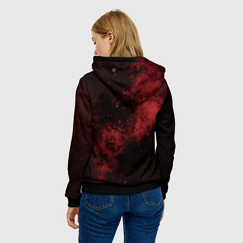 Женская толстовка Черный клевер / 3D-Черный – фото 4