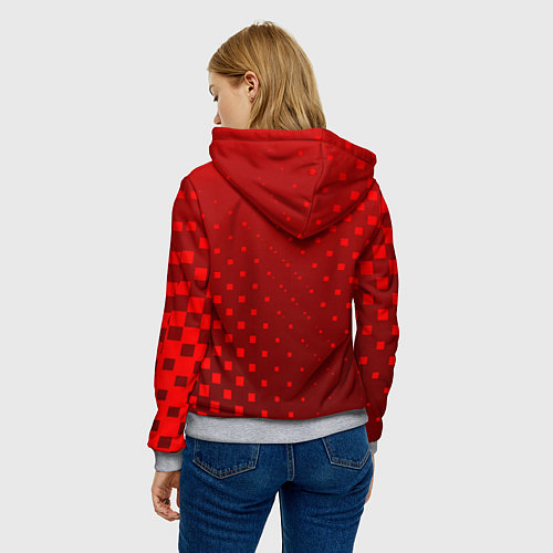 Женская толстовка Дзюба / 3D-Меланж – фото 4