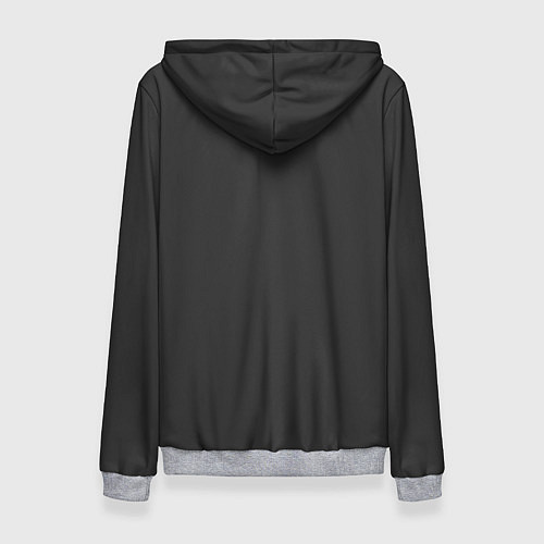 Женская толстовка Коте смотрит вверх / 3D-Меланж – фото 2