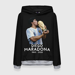 Женская толстовка Diego Maradona