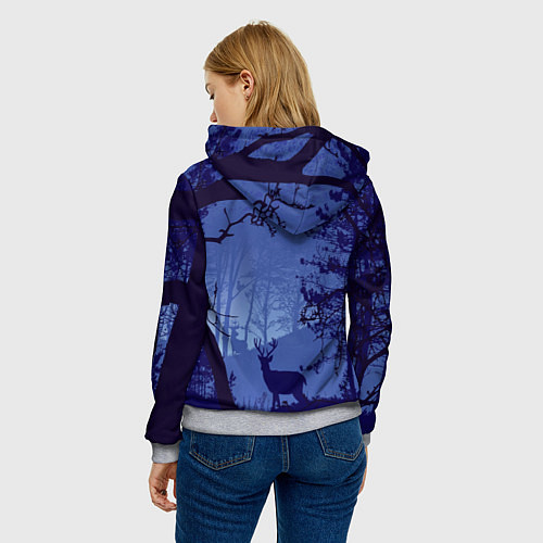 Женская толстовка ЛЕС / 3D-Меланж – фото 4