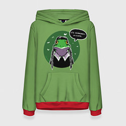 Толстовка-худи женская Среда, чуваки, цвет: 3D-красный