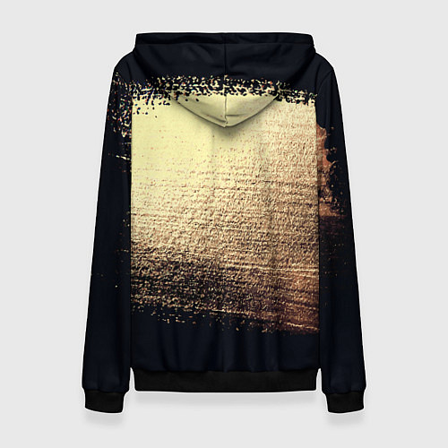 Женская толстовка Новогодний мопсян / 3D-Черный – фото 2