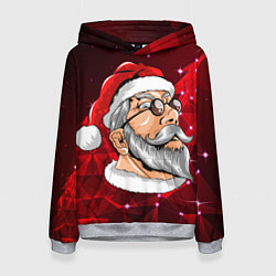 Толстовка-худи женская Кульный дед, цвет: 3D-меланж