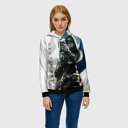 Толстовка-худи женская DESTINY, HUNTER, цвет: 3D-черный — фото 2