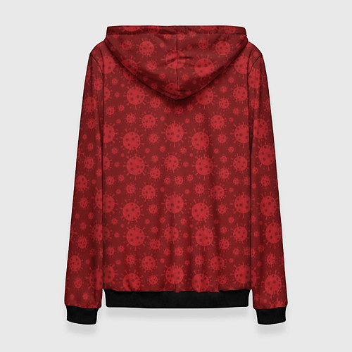 Женская толстовка Covid-19 / 3D-Черный – фото 2