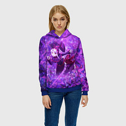 Толстовка-худи женская Шалтир Бладфоллен, цвет: 3D-синий — фото 2