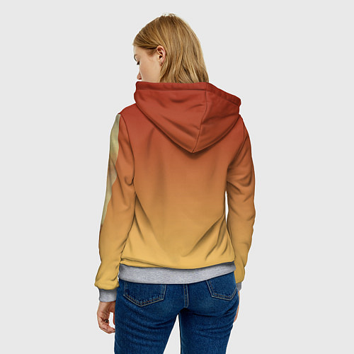 Женская толстовка Разочарование / 3D-Меланж – фото 4