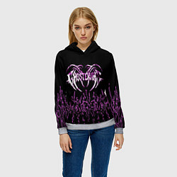 Толстовка-худи женская GHOSTEMANE, цвет: 3D-меланж — фото 2