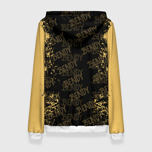 Женская толстовка Bendy And The Ink Machine краска / 3D-Белый – фото 2