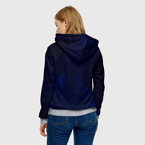 Женская толстовка ДАСТИН ПОРЬЕ / 3D-Меланж – фото 4