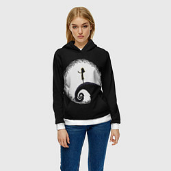 Толстовка-худи женская Little Nightmares 2, цвет: 3D-белый — фото 2