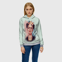 Толстовка-худи женская Frida, цвет: 3D-меланж — фото 2