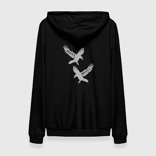 Женская толстовка Ragnar Lodbrok / 3D-Черный – фото 2