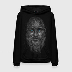 Толстовка-худи женская Ragnar Lodbrok, цвет: 3D-черный