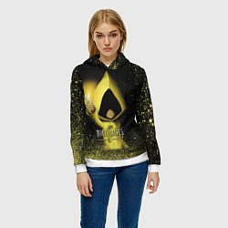 Толстовка-худи женская Little Nightmares 2, цвет: 3D-белый — фото 2