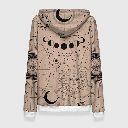 Женская толстовка Звездное небо / 3D-Белый – фото 2