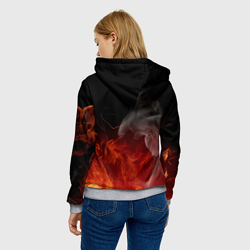 Женская толстовка DAYZ ДЕЙЗИ / 3D-Меланж – фото 4