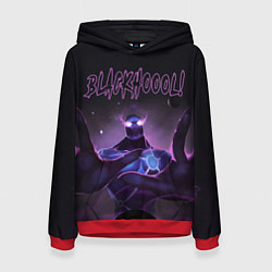 Толстовка-худи женская Блэкхол Dota 2, цвет: 3D-красный