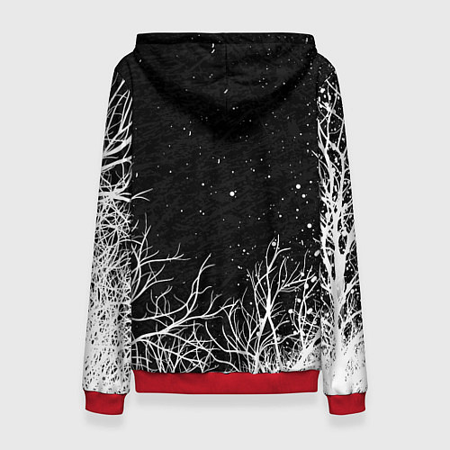 Женская толстовка LITTLE NIGHTMARES ЛЕС / 3D-Красный – фото 2