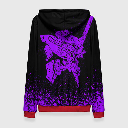 Женская толстовка ЕВАНГЕЛИОН / 3D-Красный – фото 2