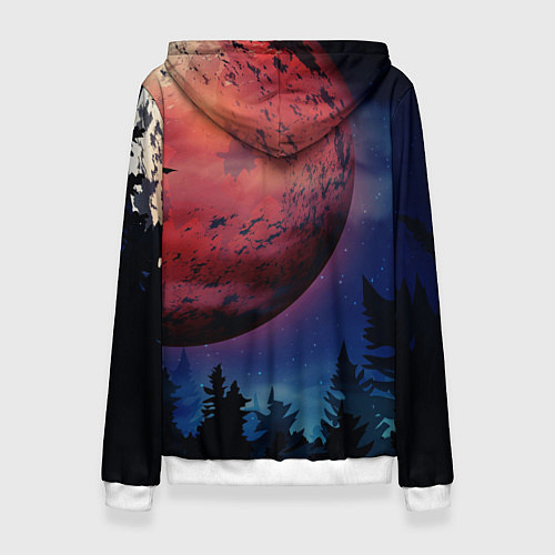 Женская толстовка Cannibal / 3D-Белый – фото 2