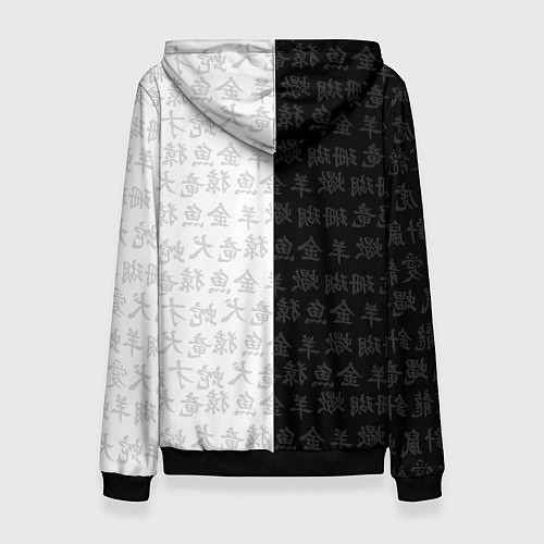 Женская толстовка MONOKUMA МОНОКУМА / 3D-Черный – фото 2