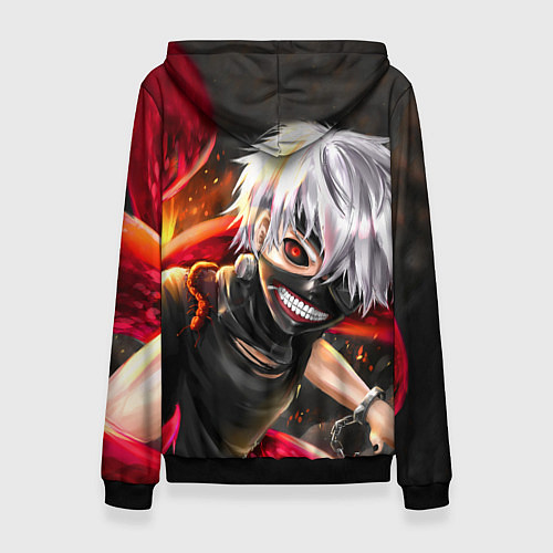 Женская толстовка ТОКИЙСКИЙ ГУЛЬ / 3D-Черный – фото 2