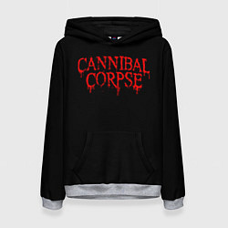 Толстовка-худи женская Cannibal Corpse, цвет: 3D-меланж