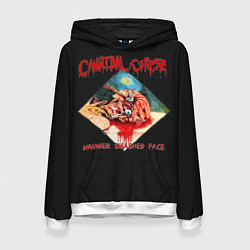 Толстовка-худи женская Cannibal Corpse, цвет: 3D-белый