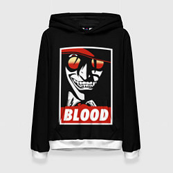 Толстовка-худи женская Hellsing, цвет: 3D-белый