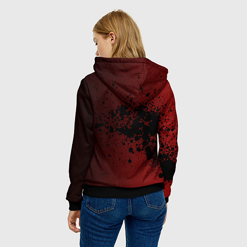 Женская толстовка ХеллсингHellsing / 3D-Черный – фото 4