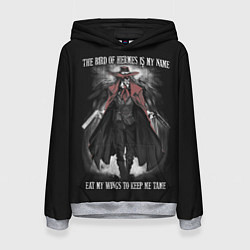 Толстовка-худи женская Хеллсинг, цвет: 3D-меланж