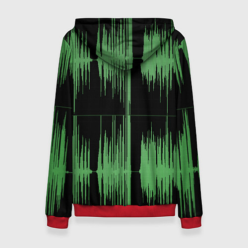 Женская толстовка AUDIOWAVE / 3D-Красный – фото 2