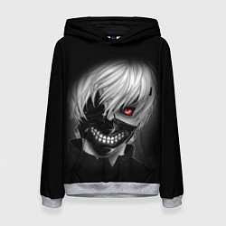 Толстовка-худи женская TOKYO GHOUL ТОКИЙСКИЙ ГУЛЬ, цвет: 3D-меланж