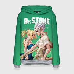 Толстовка-худи женская Dr Stone, цвет: 3D-меланж