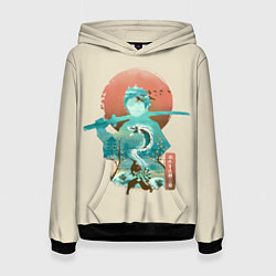 Толстовка-худи женская Demon Slayer Tanjiro, цвет: 3D-черный