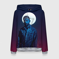 Толстовка-худи женская Джони, цвет: 3D-меланж