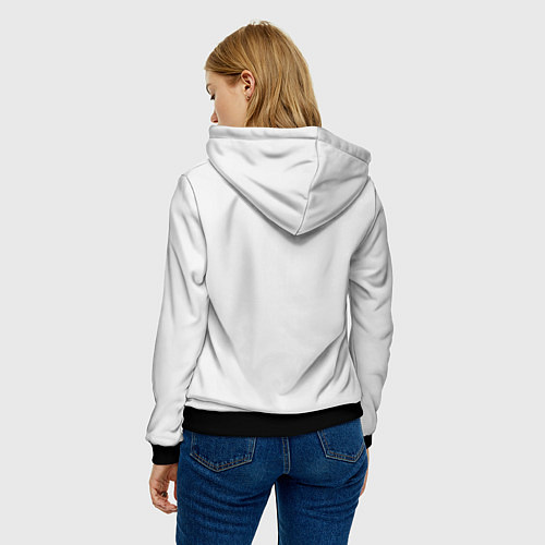 Женская толстовка Jony music / 3D-Черный – фото 4