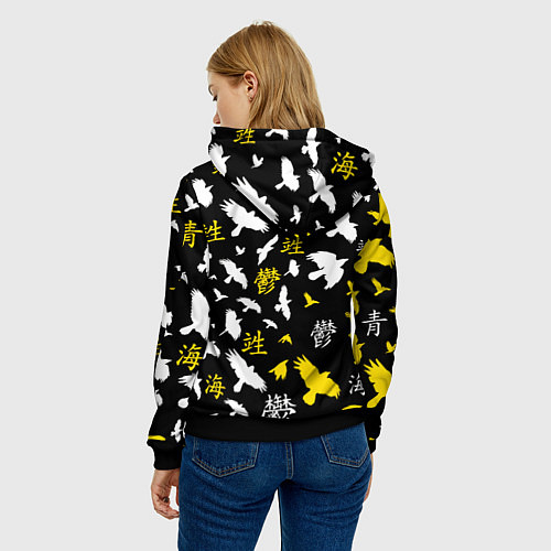 Женская толстовка ЗЕНИЦУ АГАЦУМА / 3D-Черный – фото 4
