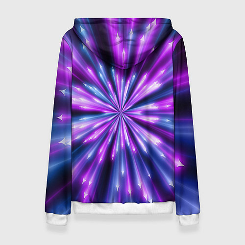 Женская толстовка Неоновые стрелы / 3D-Белый – фото 2