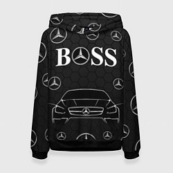 Толстовка-худи женская BOSS MERCEDES-BENZ, цвет: 3D-черный