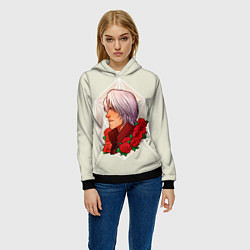 Толстовка-худи женская Данте DMC, цвет: 3D-черный — фото 2