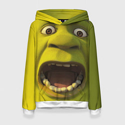 Женская толстовка Shrek is Yelling