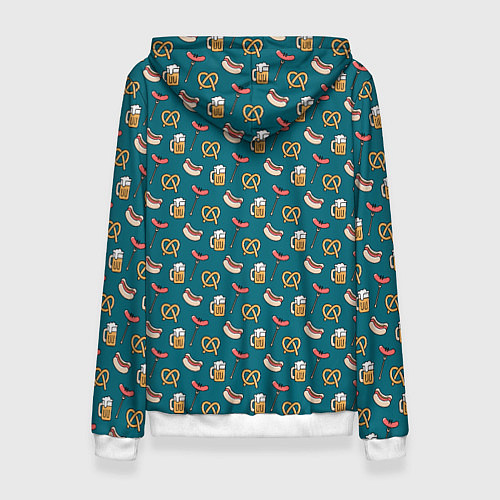 Женская толстовка Узор для Октоберфеста / 3D-Белый – фото 2