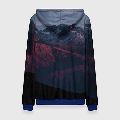 Женская толстовка Валькнут / 3D-Синий – фото 2